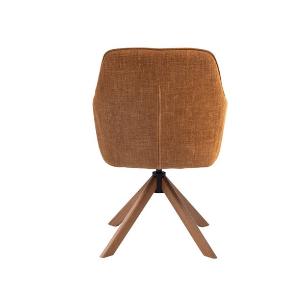 Oranži polsterēti ēdamistabas krēsli (2 gab.) Avola – Unique Furniture-image-2