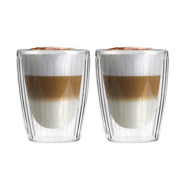 Kapučīno stikla krūzes (2 gab.) 250 ml Livio Duo – Vialli Design