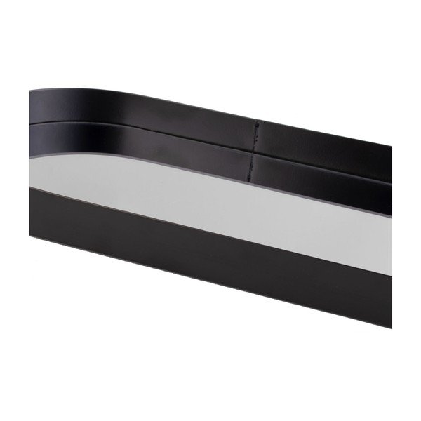 Melna paplāte ar spoguli PT LIVING Oval, platums 18 cm-image-3