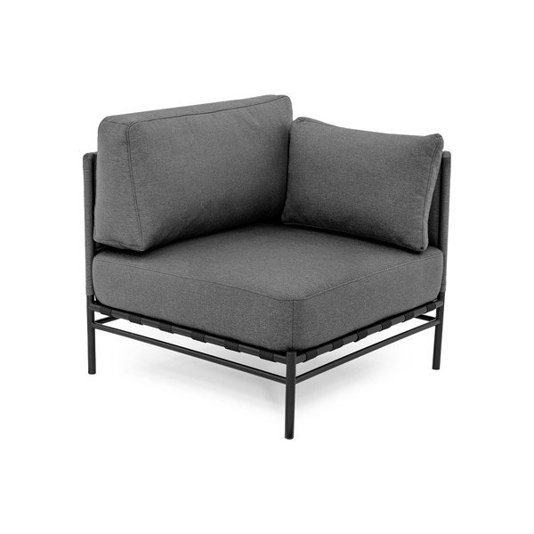 Tumši pelēks modulārais dārza dīvāns (ar maināmu stūri) Dandy – Sit Sit-image-3