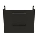 Antracīta pelēks piekarams skapītis zem izlietnes 80x63 cm i.Life B – Ideal Standard