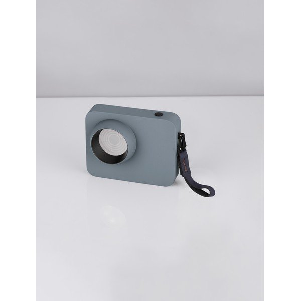 Dūmakaini zila metāla LED galda lampa ar regulējamu spilgtumu (augstums 11 cm) Kedros – Nova Luce-image-2