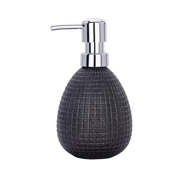 Antracīta keramikas ziepju dozators Wenko Polaris Jet, 390 ml-image-1