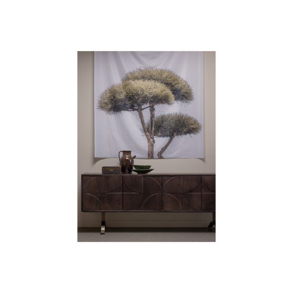 Tumši brūns mango masīvkoka TV galdiņš 180x70x40 cm Draw – WOOOD-image-1