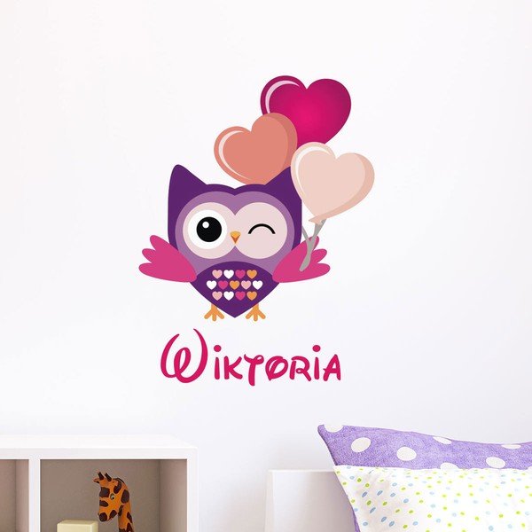 Sienas uzlīme ar nosaukumu Ambiance Festive Owl-image-2