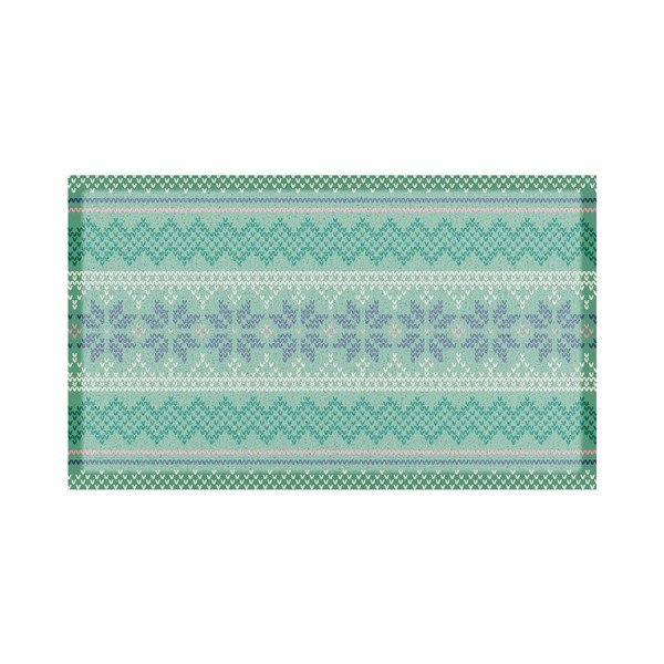 Pārstrādātas plastmasas kājslauķis 40x70 cm Fair Isle  – Artsy Doormats