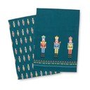 Kokvilnas trauku dvieļi ar Ziemassvētku motīvu  (4 gab.)  50x70 cm Nutcracker – Catherine Lansfield