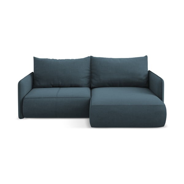 Zils salokāms/ar uzglabāšanas vietu stūra dīvāns (ar labo stūri) Nanea – Makamii