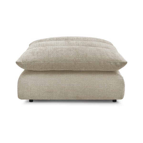 Bēšs kāju soliņš no šenila auduma Neil – Bobochic Paris-image-3