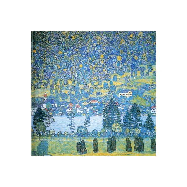 Gustava Klimta reprodukcija - Ezers, 30 x 30 cm