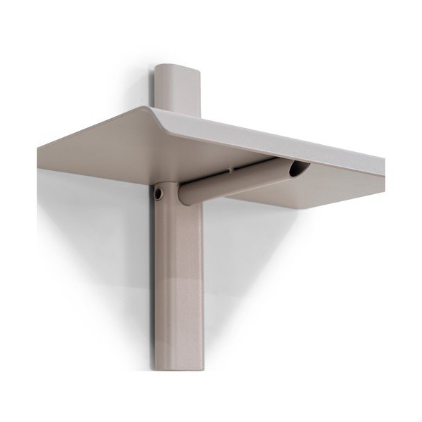 Pelēkbrūns metāla sienas plaukts 28 cm Hola – Spinder Design-image-2