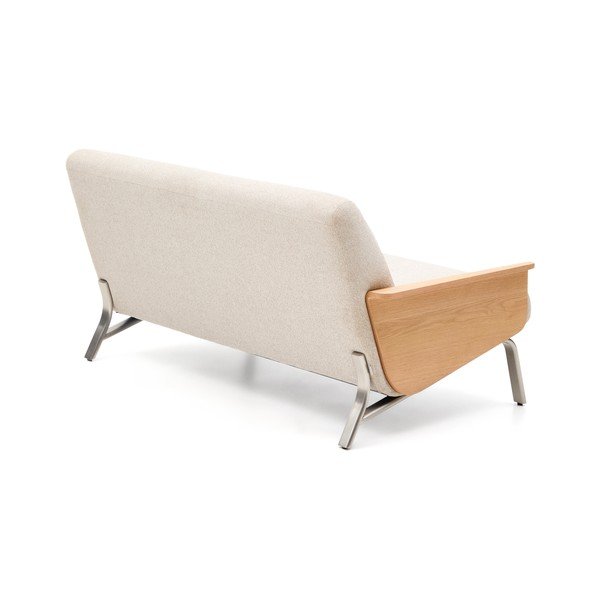 Bēšs dīvāns no šenila auduma 165 cm Amsen – Kave Home-image-4