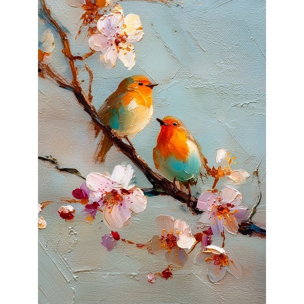 Drukāta glezna ar rāmi 60x80 cm Robins – Styler