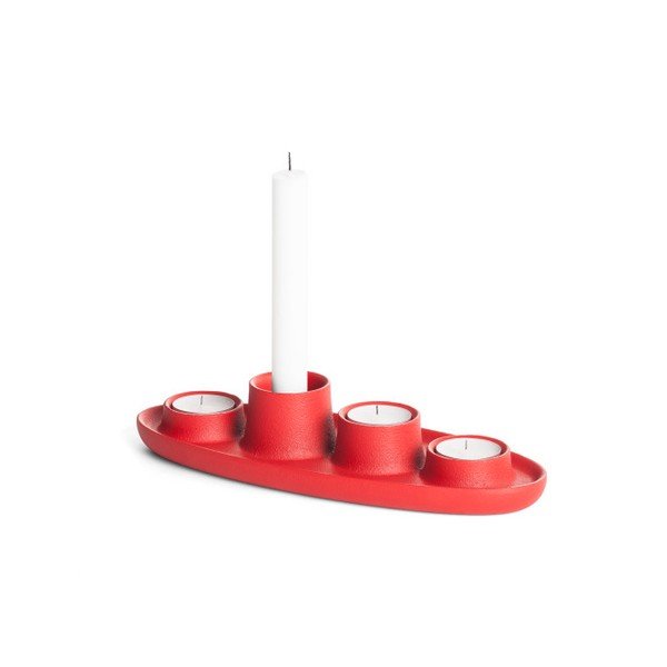 Sarkans svečturis EMKO Aye Aye Four Candles-image-2