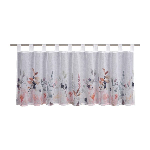 Balts dienas aizkars 135x45 cm Floral – Sehlbach
