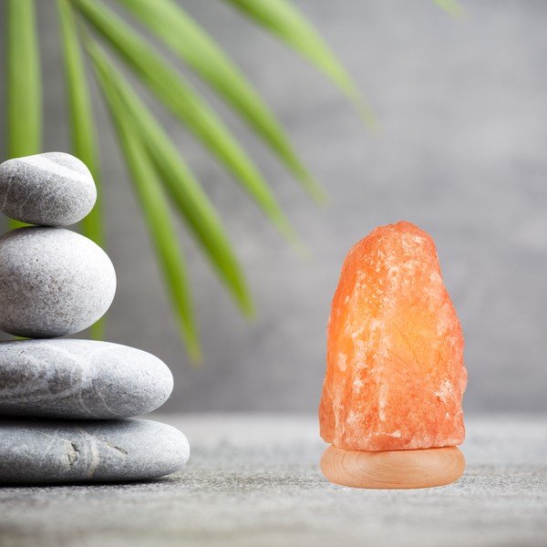 Oranža sāls lampa, augstums 23 cm Sally – LAMKUR-image-2