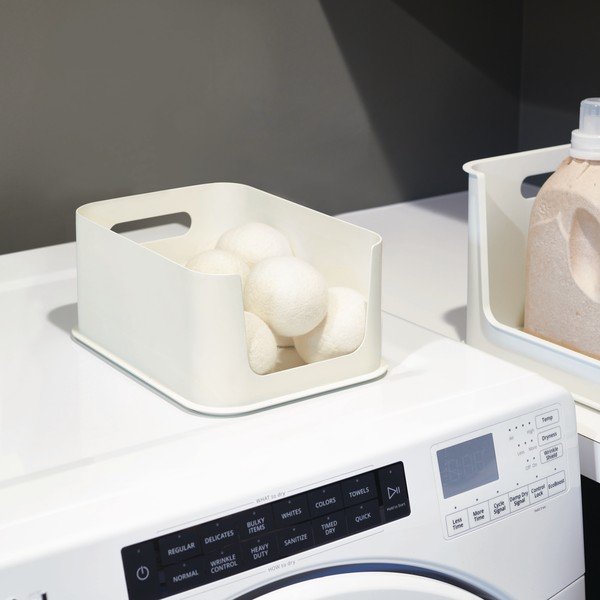 Balta uzglabāšanas kaste iDesign Eco Open, 21,3 x 30,2 cm-image-1