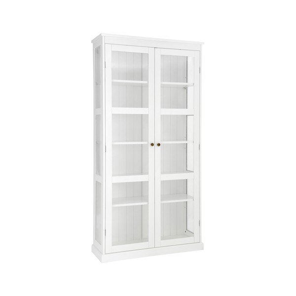 Balta vitrīna no MDF 98x193x34 cm Wilma – Ellos Home