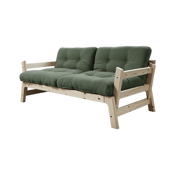 Izvelkamais  dīvāns Karup Design Step Natural Clear/Olive Green-image-1