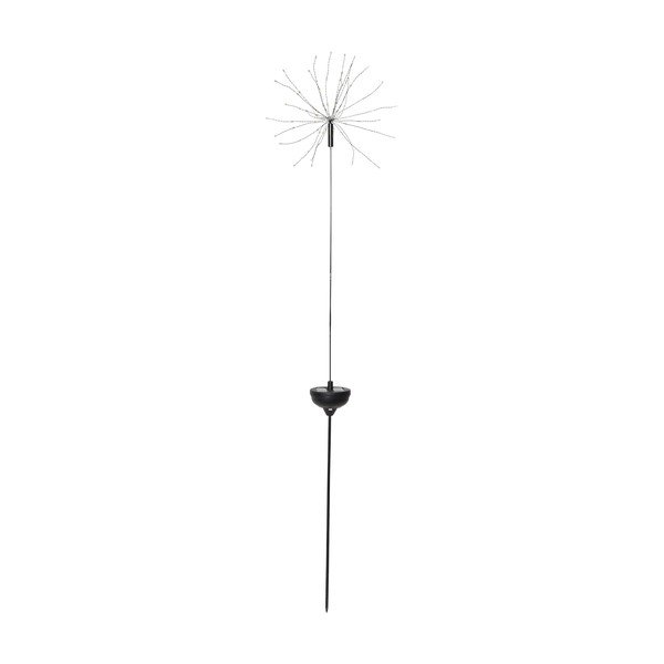 LED āra apgaismojums ar baltām diodēm un saules baterijām Star Trading Firework, augstums 100 cm