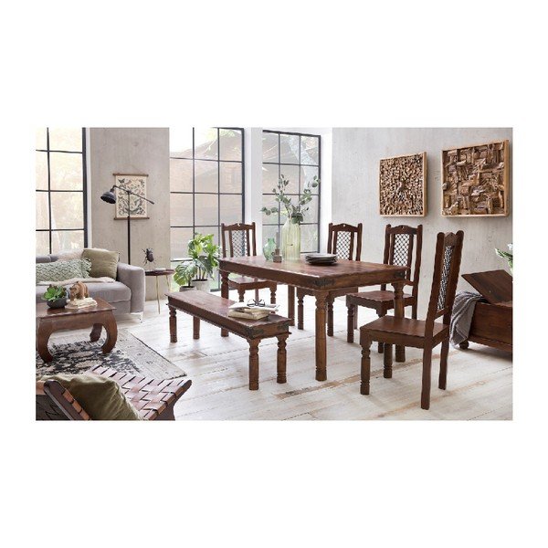 Akācijas koka kafijas galdiņš WOOX LIVING Nora, ⌀ 46 cm-image-2