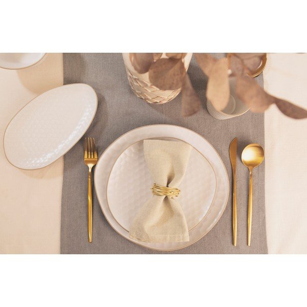 Balti zupas māla šķīvji (6 gab.) Imprints – Villa Altachiara-image-1