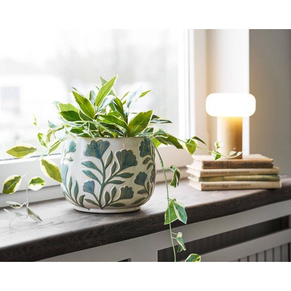 Keramikas ar rokām radīts puķu poda apvalks garšaugiem ø 22,5 cm – House Nordic-image-2