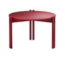 Sarkans priedes masīvkoka apaļš žurnālgaldiņš ø 60 cm Sticks – Karup Design