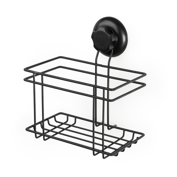 Melns pašturošs vannas istabas sienas plaukts Compactor Bestlock Black Utensils Holder-image-4