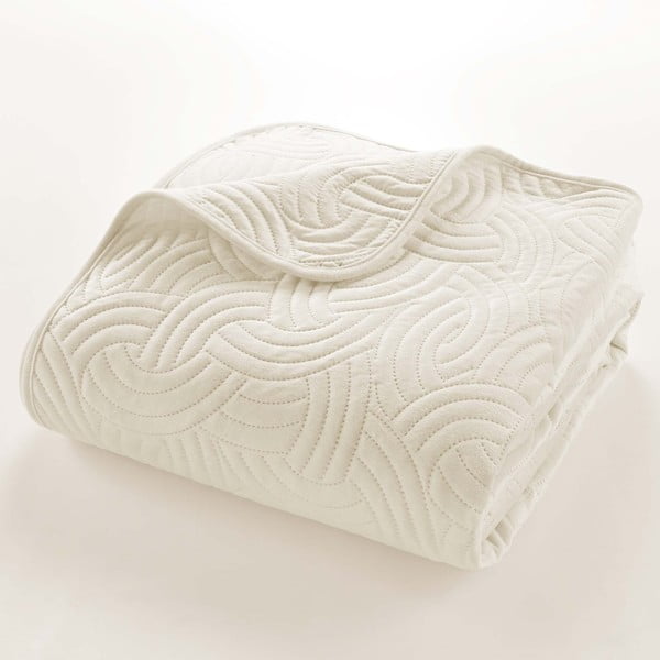 Bēšs samta gultas pārklājs 220x240 cm Solange – douceur d'intérieur-image-2