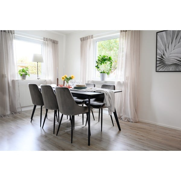 Izvelkams ēdamgalds ar oškoka imitācijas galda virsmu 90x190 cm Yumi – Rowico-image-2