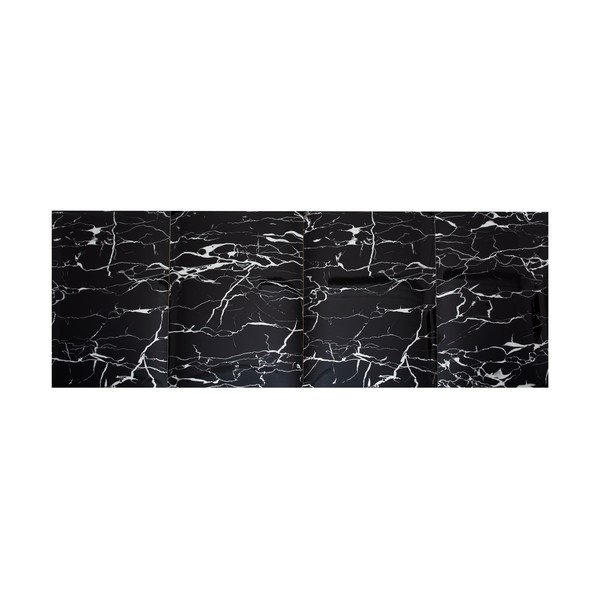 Sienas pašlīmējoši paneļi (6 gab.) 60x30 cm Nero Marquina – SP TREND-image-2
