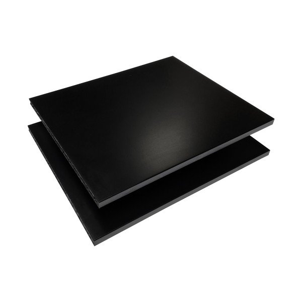 Melna moduļu plauktu sistēma (2 gab.) 32x27 cm Mistral Kubus – Hammel Furniture-image-2