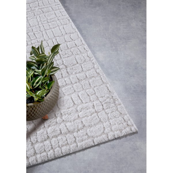 Krēmkrāsas celiņa paklājs 80x240 cm Artistique Cream White – Elle Decoration-image-2