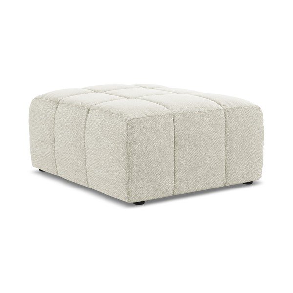 Bēšs kāju soliņš no buklē auduma Aloha – Makamii-image-3