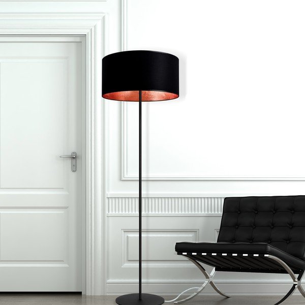 Melna vara stāvlampa Sotto Luce Mika, ⌀ 40 cm-image-2