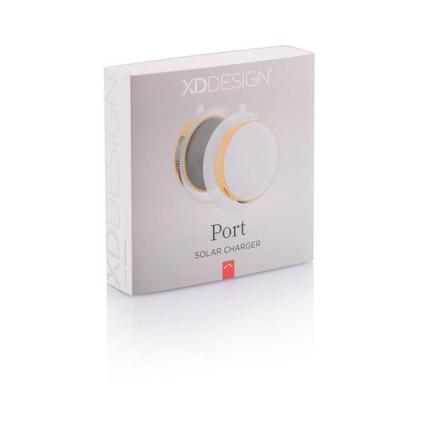 Oranžs saules bateriju ceļojumu lādētājs XD Design Port-image-3