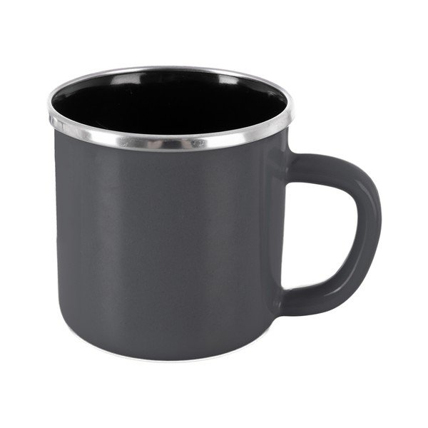 Tumši pelēka krūze latte kafijai 410 ml – Orion