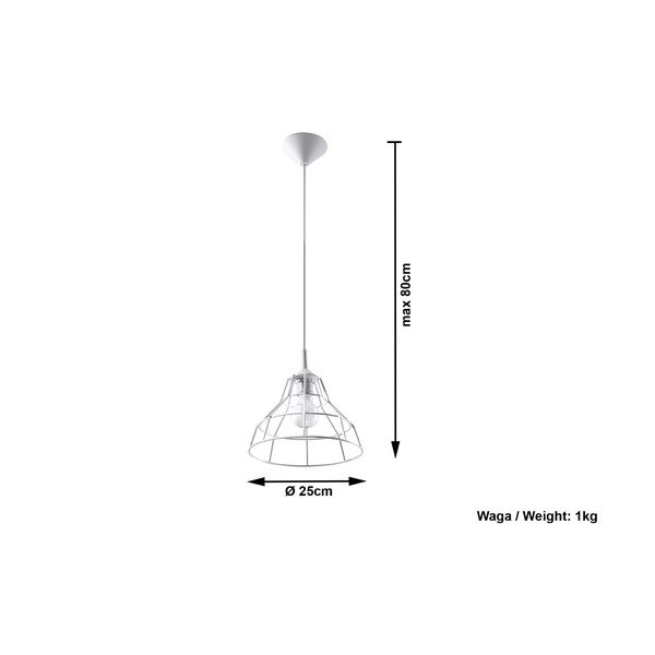 Balta griestu lampa Sollux Asama-image-4