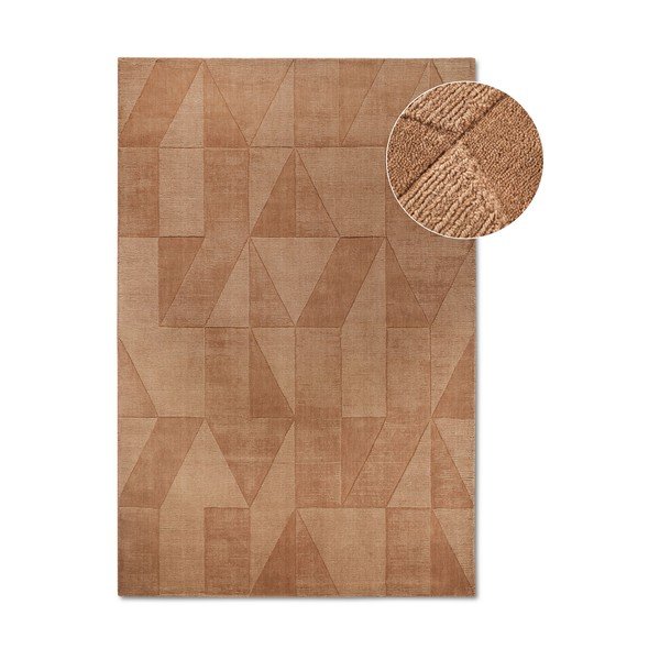 Brūns ar rokām darināts vilnas paklājs 190x280 cm Ursule – Villeroy&Boch