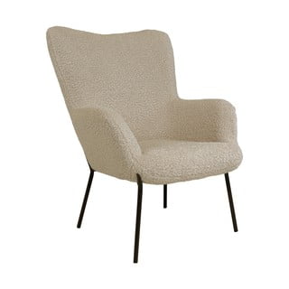 Bēšs atpūtas krēsls no mākslīgās kažokādas Glasgow – Bonami Essentials