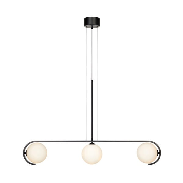 Melna griestu lampa Markslöjd Pals Pendant Black White 3L