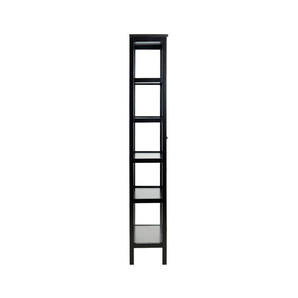 Actona Eton melna vitrīna, augstums 210 cm-image-2