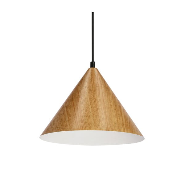 Brūna piekaramā lampa ar stikla abažūru ø 25 cm Dunca – Candellux Lighting-image-2