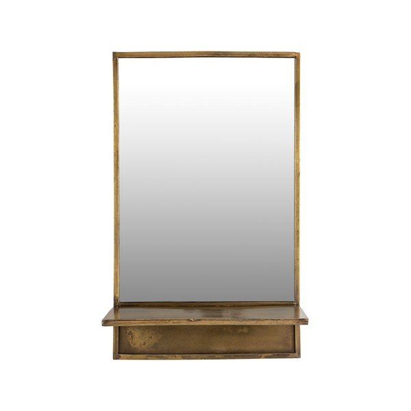 Sienas spogulis ar plauktu 37x61 cm Feyza – White Label