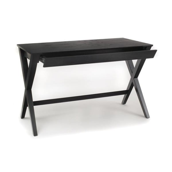 Melns rakstāmgalds ar atvilktni Actona Writex-image-2