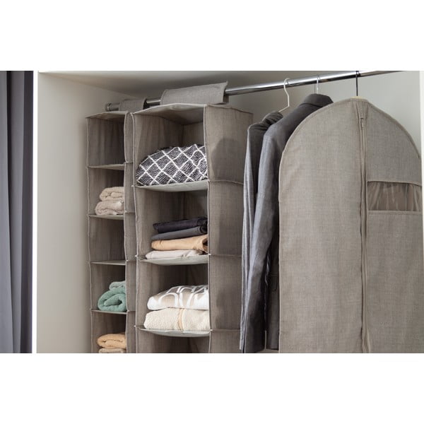 Piekaramais tekstila drēbju skapja organizators Oxford – Compactor-image-3