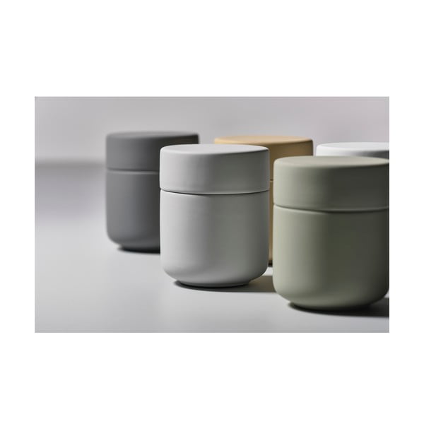 Pelēks keramikas trauks ar vāku Zone UME-image-4