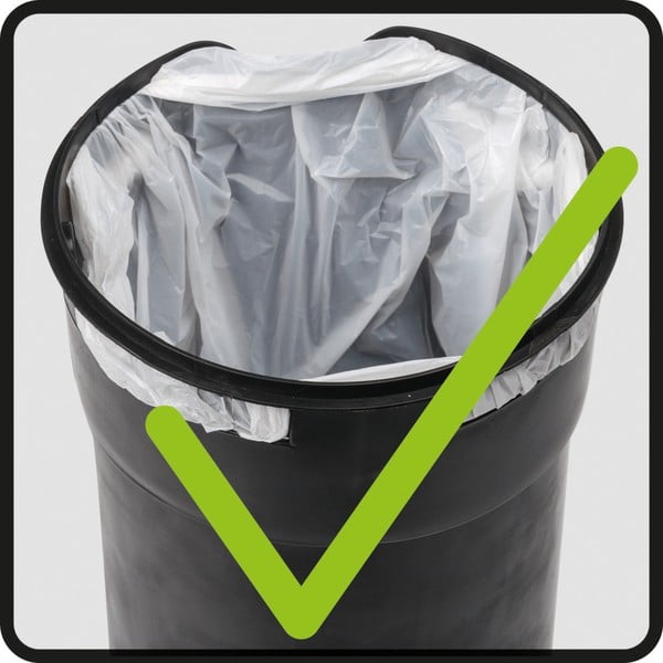 Melna atkritumu tvertne Wenko Leman, 5 l-image-3