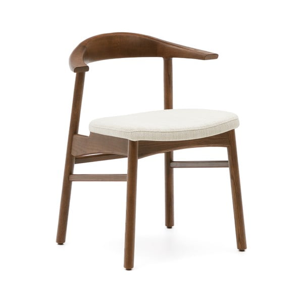 Brūns/bēšs pusdienu krēsls Timons – Kave Home